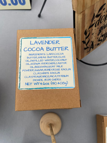 LAVENDER
COCOA BUTTER SOAP