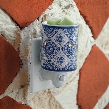 Indigo Porcelain Pluggable  Warmer