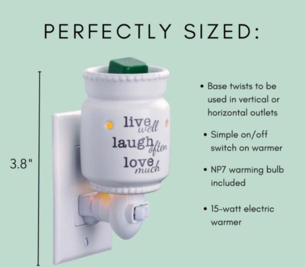 Live Laugh Love Pluggable  Warmer