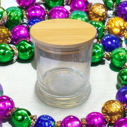 King Cake 12oz Glass Tumbler Soy/Paraffin Blend