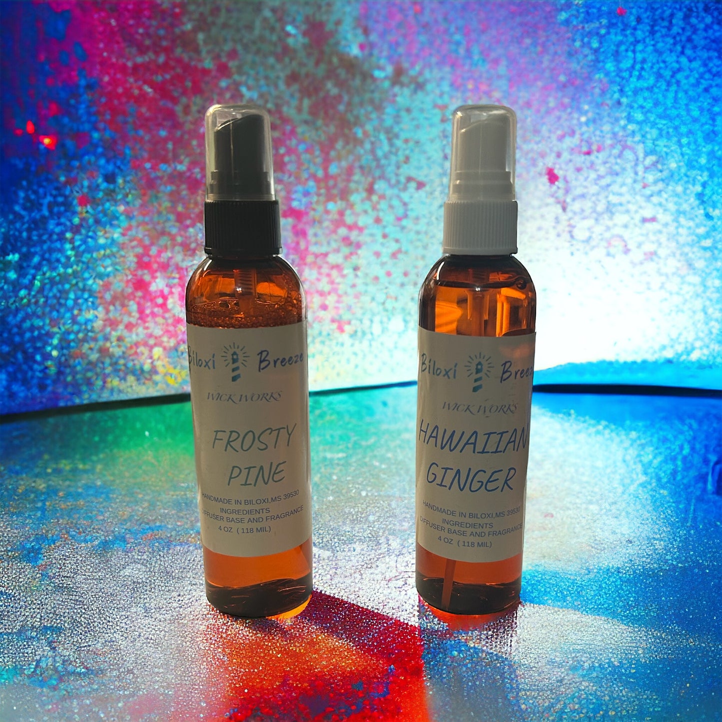 4oz Amber Hand Crafted Room Spray.