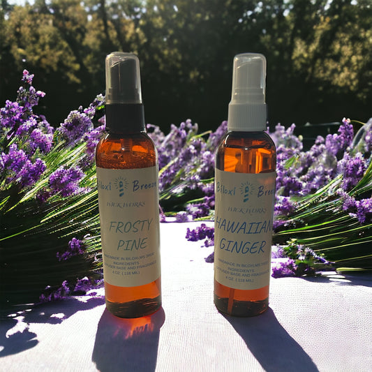 4oz Amber Hand Crafted Room Spray.